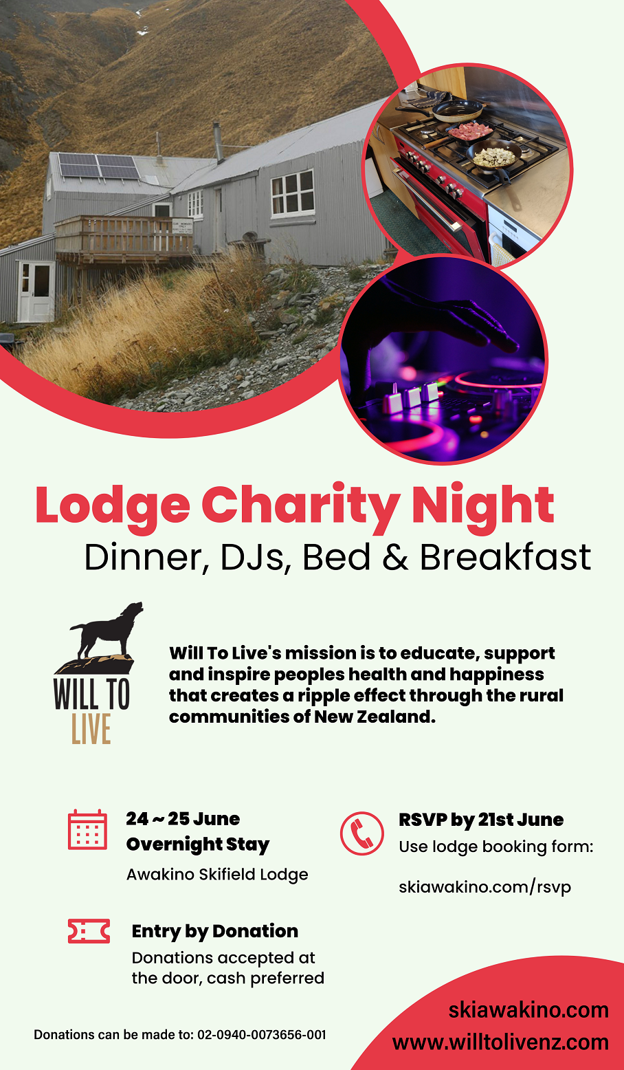 Lodge Charity Night Promo